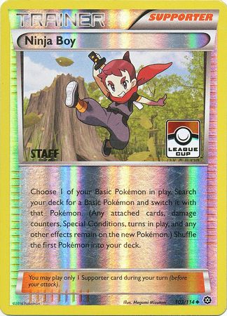 Ninja Boy (103/114) (Personal de promoción de liga) [XY: Steam Siege] 