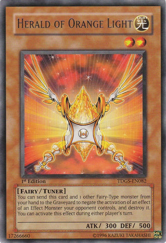 Heraldo de la Luz Naranja [TDGS-EN082] Raro 