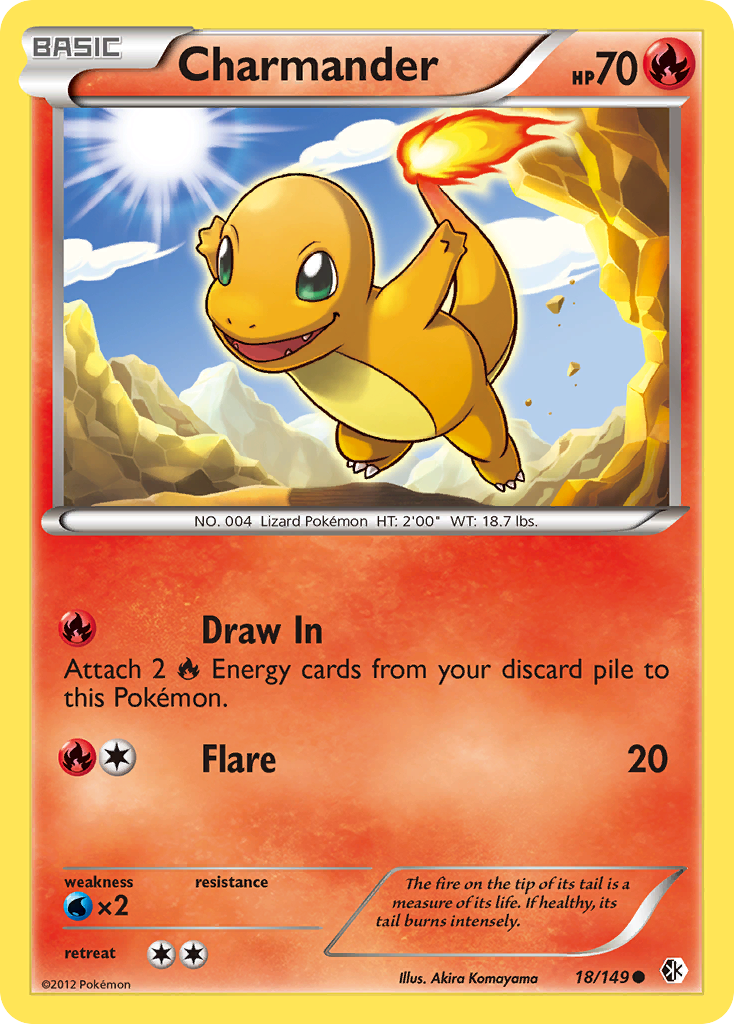 Charmander (18/149) [Blanco y negro: Límites cruzados] 