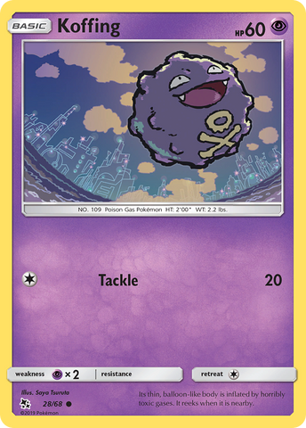 Koffing (28/68) [Sol y Luna: Destinos ocultos] 