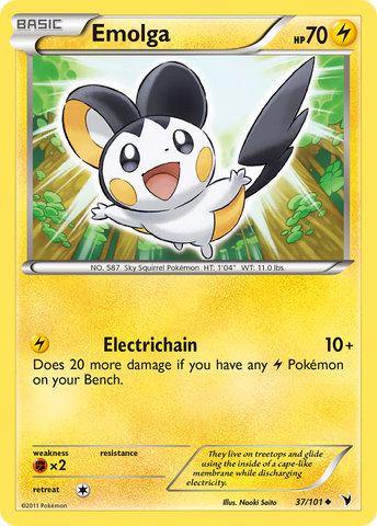Emolga (37/101) [Blanco y Negro: Victorias nobles] 