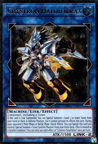 Crystron Halqifibrax [OP15-EN003] Último Raro 