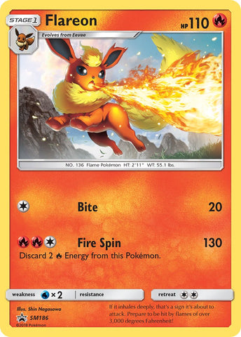 Flareon (SM186) [Sol y Luna: Promociones de Black Star] 