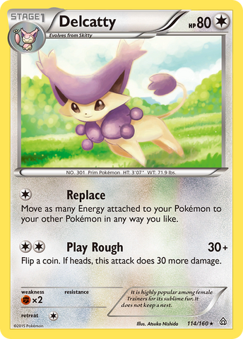 Delcatty (114/160) [XY: Choque primigenio] 