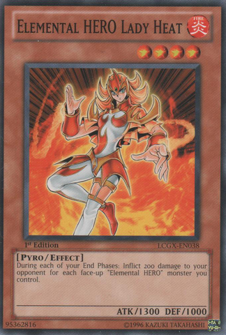 Elemental HERO Lady Heat [LCGX-EN038] Común 