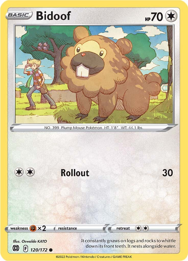 Bidoof (120/172) [Espada y escudo: estrellas brillantes] 