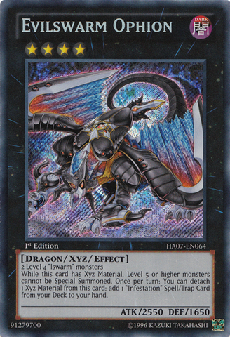 Ofión Evilswarm [HA07-EN064] Secreto Raro 