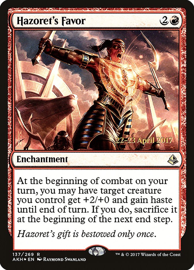 El favor de Hazoret [Promociones de presentación de Amonkhet] 