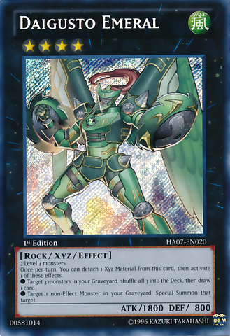 Daigusto Esmeralda [HA07-EN020] Secreto Raro 