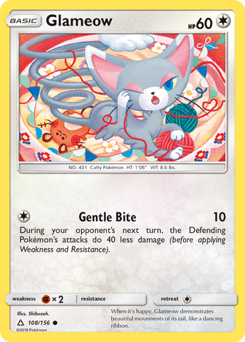 Glameow (108/156) [Sol y Luna: Ultra Prisma] 
