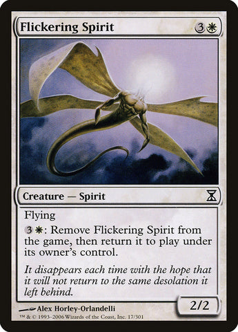 Espíritu parpadeante [Espiral del tiempo] 