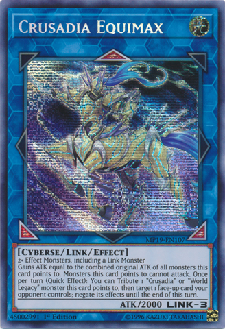 Crusadia Equimax [MP19-EN107] Secreto Prismático Raro 