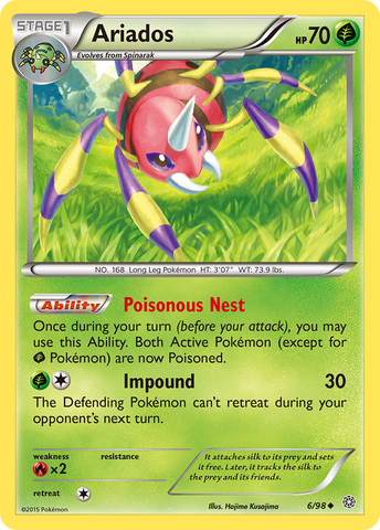 Ariados (6/98) [XY: Orígenes antiguos] 