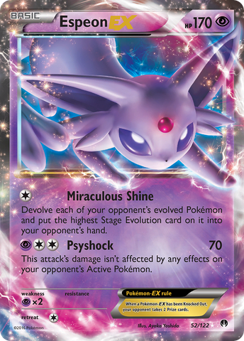 Espeon EX (52/122) [XY: Punto de ruptura] 