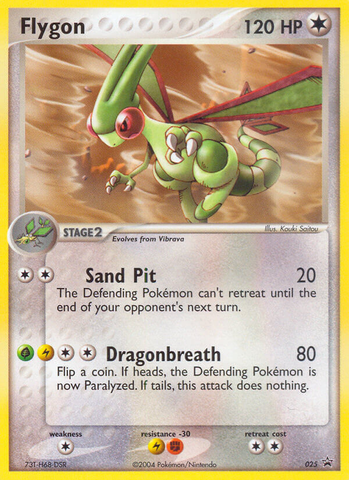 Flygon (025) [Nintendo: Promociones de Black Star] 