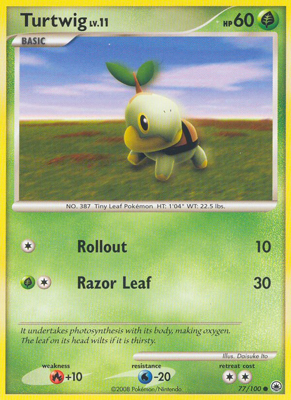 Turtwig (77/100) [Diamante y Perla: Amanecer majestuoso] 