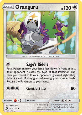 Oranguru (182/236) [Sol y Luna: Mentes unificadas] 