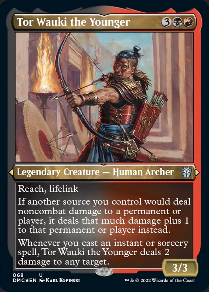 Tor Wauki el Joven (Grabado en lámina) [Dominaria United Commander] 