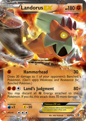 Landorus EX (89/149) [Blanco y negro: Límites cruzados] 