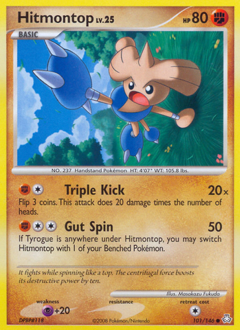 Hitmontop (101/146) [Diamante y Perla: Leyendas despiertas] 