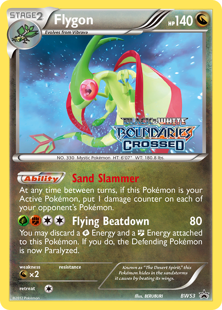 Flygon (BW53) [Blanco y negro: Promociones de Black Star] 