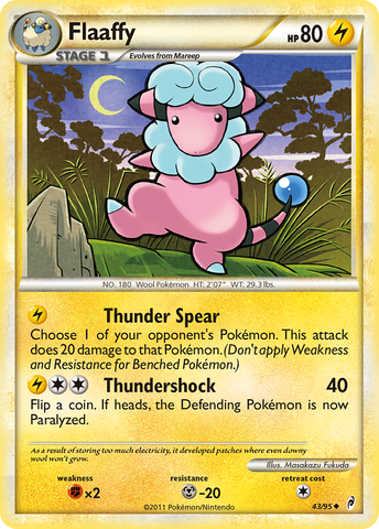 Flaaffy (43/95) [HeartGold y SoulSilver: Call of Legends] 