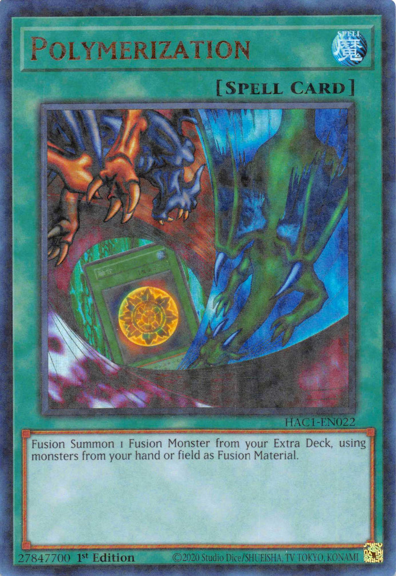 Polimerización (Duel Terminal) [HAC1-EN022] Paralelo Raro 