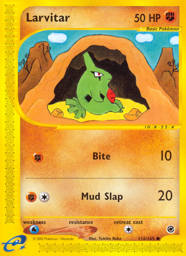 Larvitar (116/165) [Expedición: Conjunto básico] 