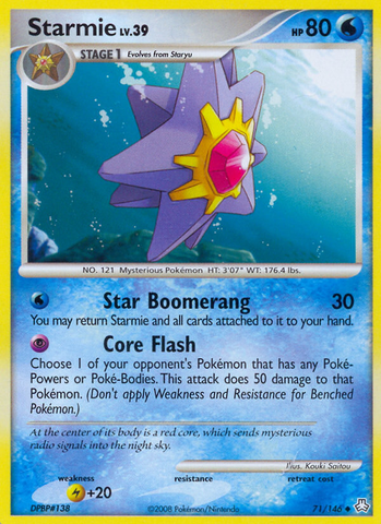 Starmie (71/146) [Diamante y Perla: Leyendas despiertas] 
