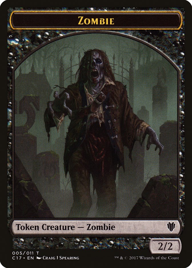 Ficha Zombi [Fichas Commander 2017] 