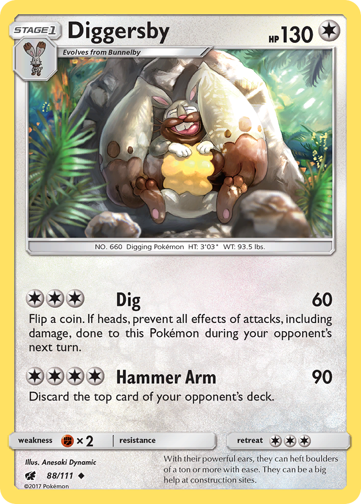 Diggersby (88/111) [Sol y Luna: Invasión Carmesí] 
