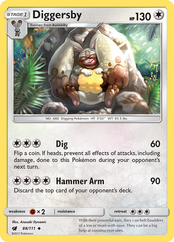 Diggersby (88/111) [Sol y Luna: Invasión Carmesí] 