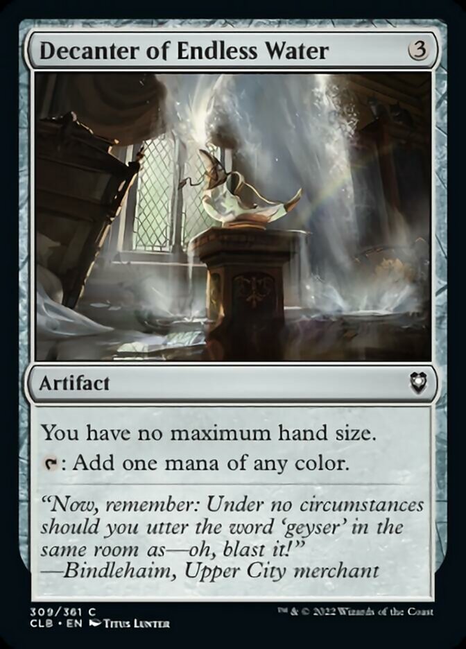 Decantador de agua infinita [Commander Legends: Battle for Baldur's Gate] 
