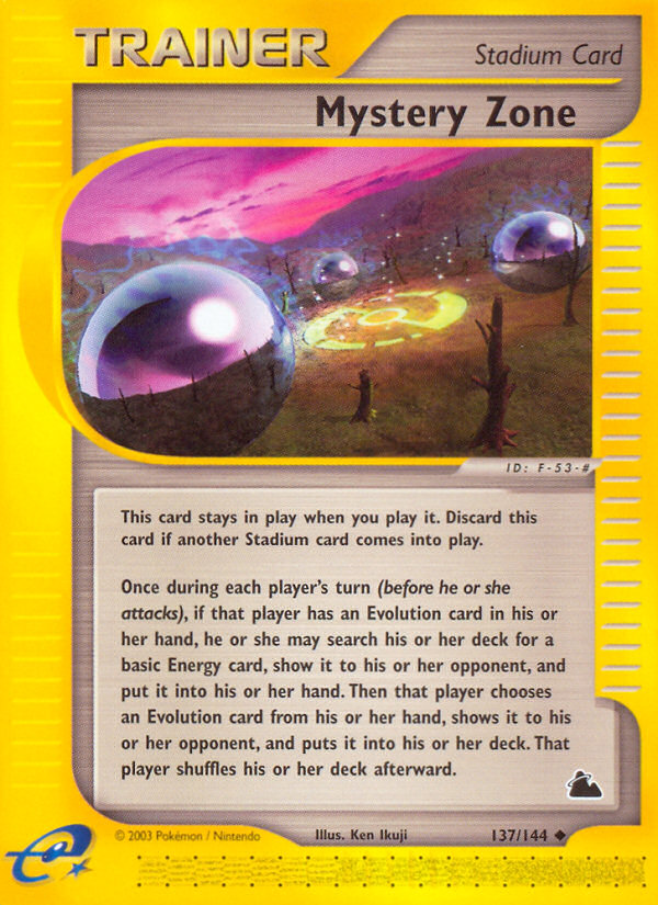 Zona misteriosa (137/144) [Skyridge] 