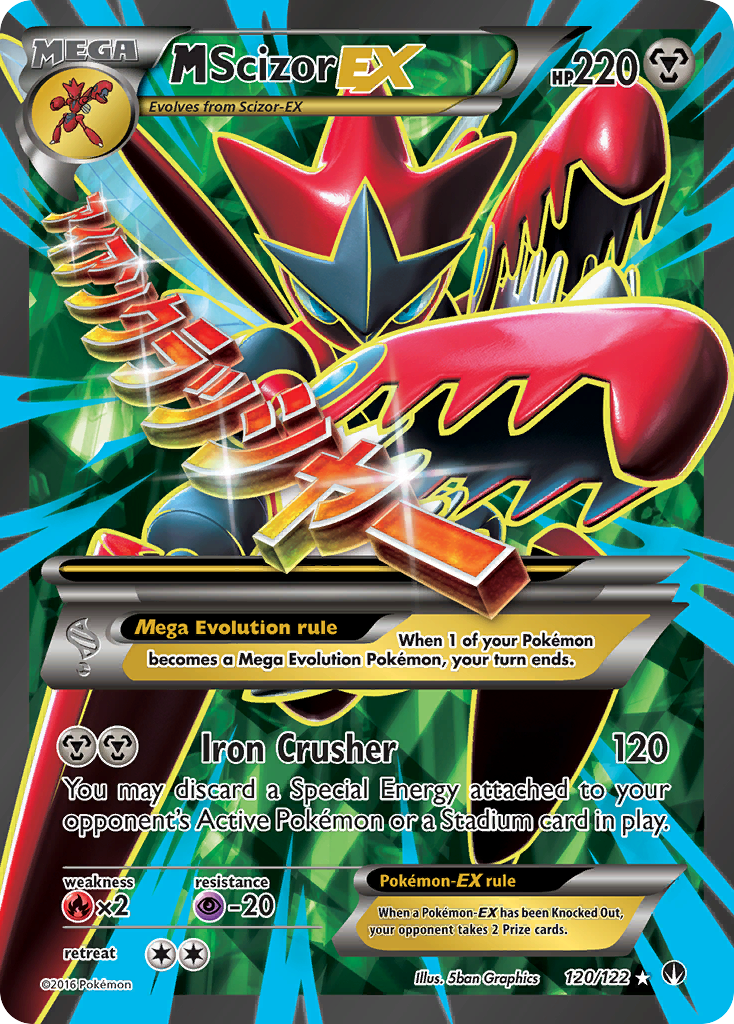M Scizor EX (120/122) [XY: Punto de ruptura] 