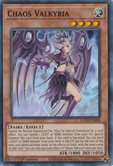 Valkyria del Caos [TOCH-EN008] Súper Raro 