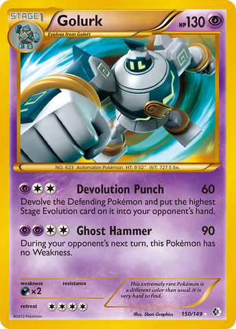 Golurk (150/149) [Blanco y negro: límites cruzados] 