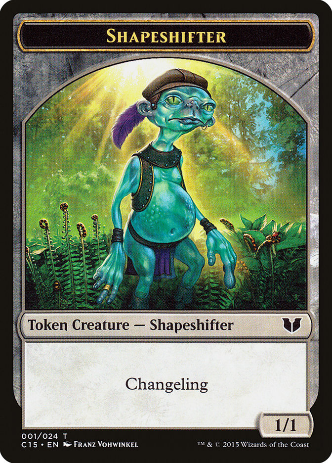 Shapeshifter // Ficha de doble cara Shapeshifter [Fichas Commander 2015] 
