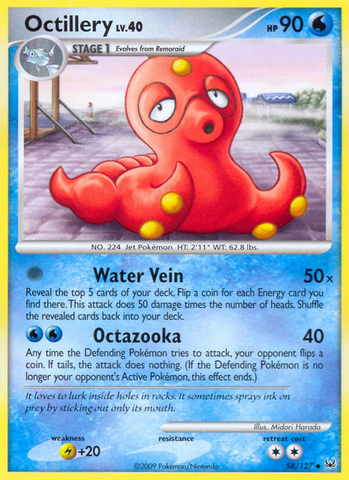 Octillery (58/127) [Platino: Conjunto básico] 