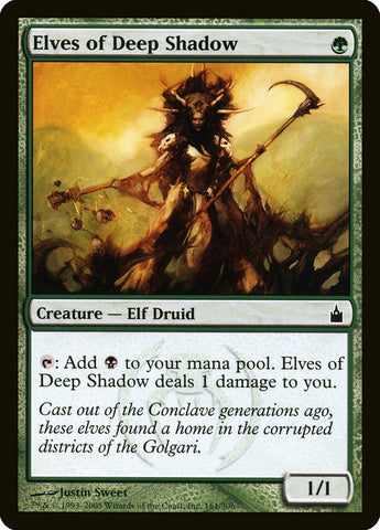 Elfos de las Sombras Profundas [Ravnica: Ciudad de los Gremios] 