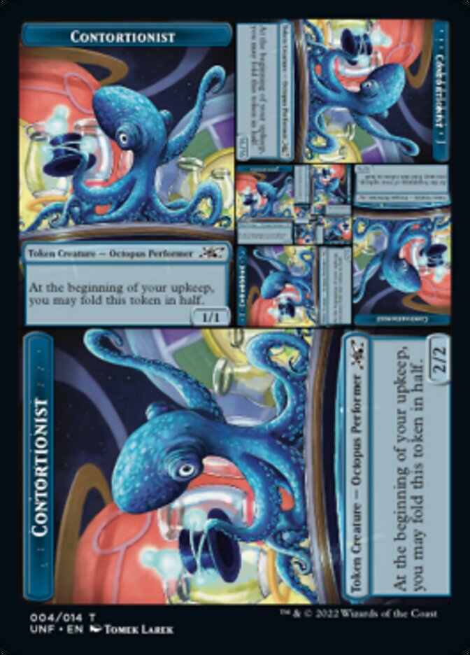 Ficha contorsionista de doble cara [Tokens Unfinity] 