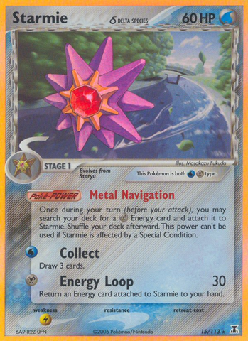 Starmie (15/113) (Especie Delta) [EX: Especie Delta] 