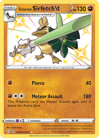 Sirfetch'd de Galar (SV064/SV122) [Espada y escudo: Destinos brillantes] 