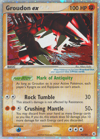 Groudon ex (93/101) [EX: Leyendas ocultas] 