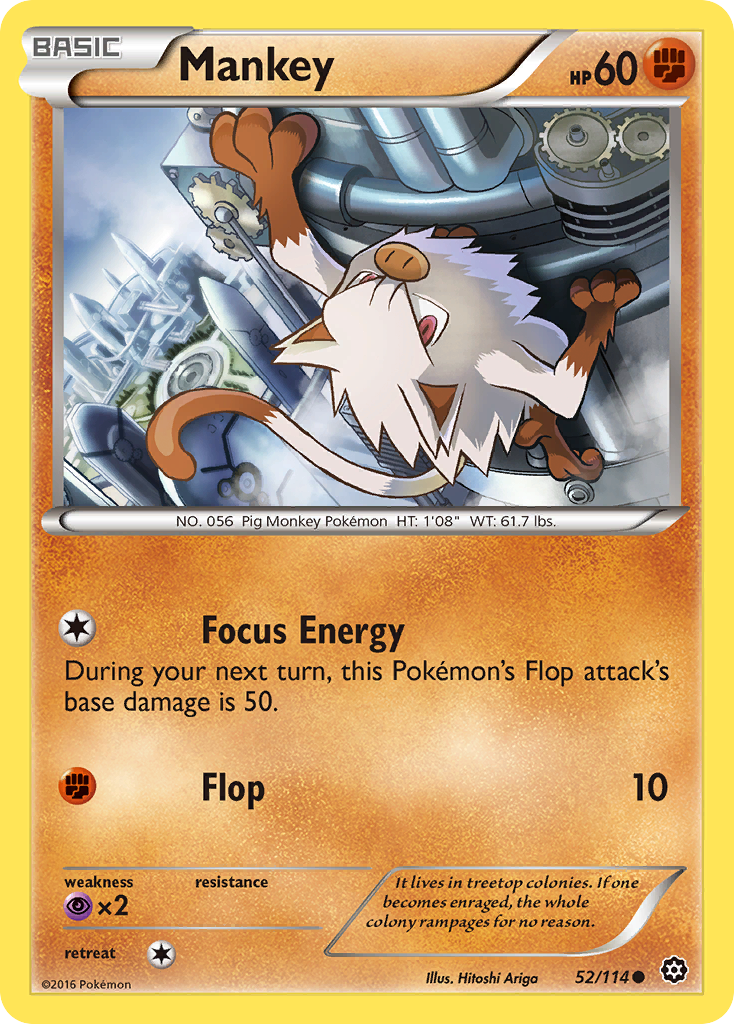 Mankey (52/114) [XY: Asedio de vapor] 