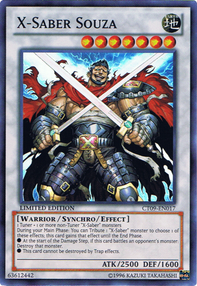 X-Saber Souza [CT09-EN017] Súper Raro 
