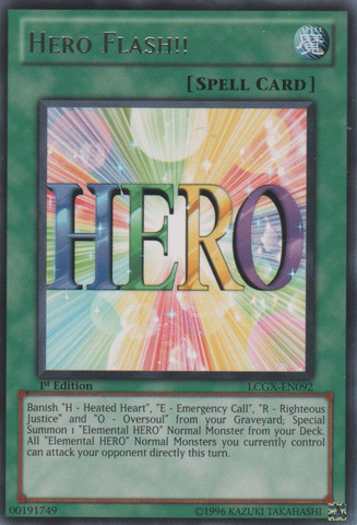 ¡¡Héroe Flash!! [LCGX-EN092] Raro 
