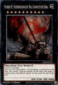 Número 81: Cañón de riel Superdreadnought Super Dora [LDS2-EN123] Común 