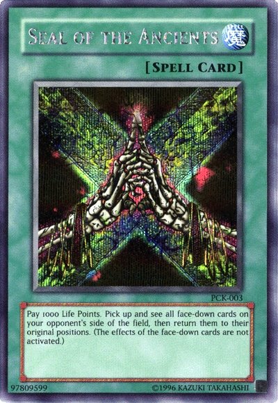 Sello de los Ancestros (Poder del Caos: Kaiba la Venganza) [PCK-003] Secreto Raro 
