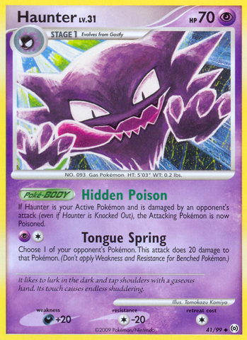 Haunter (41/99) [Platino: Arceus] 